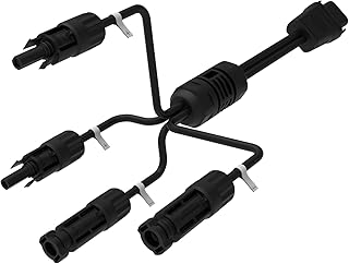 Adapterkabel 1,5 m Y-Kabel Slim auf 4× MC4 30A 4 mm² 2× MC4-Stecker positiv 2× MC4-Buchsen ne…