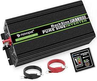 novopal 1500W KFZ reiner Sinus Spannungswandler-Auto Wechselrichter 12v auf 230v Umwandler-Invert…
