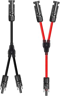 Solar Y Kabel 6mm², Y Stecker Solar Paar, Solarkabel Y Verteiler, PV Y Stecker Module Balkonkraf…