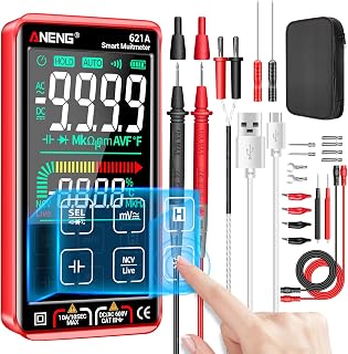 ANENG 621A Multimeter Digital Tester Smart Touch Wiederaufladbarer Ohm Voltmeter Auto Ranging TRM…