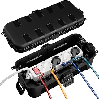RESTMO Medium IP54 Kabelbox wasserdicht, Wetterfeste Kabelbox outdoor | Ideal zum Schutz von Verl…
