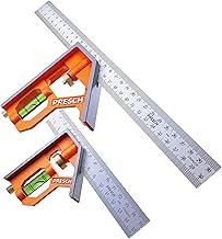Presch Kombinationswinkel Set 150mm & 300mm – metrisch – Zwei Präzise Universal Kombiwinkel mit …