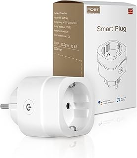 MOES Smart Dimmer Steckdose,2.4GHz Wlan Steckdose zur Dimmbare LEDs,Halogen und Glühlampen, Spra…