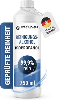 Maxxi Clean 1 x 750 ml Isopropanol 99,9% I Reines Isopropylalkohol I Fettlöser & Entfetter I sch…