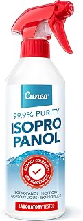 Cunea Isopropanol 99,9% Spray 500ml – Hochreiner Reinigungsalkohol & IPA Entfetter für KFZ, We…