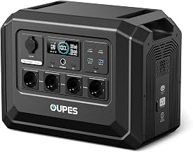 OUPES Mega 1 Lite Tragbare Powerstation 2000W, 1024Wh Solargenerator | Schnellladung 100% in 46 M…