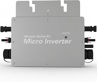 Intratec Mikro Wechselrichter WVC-800W – IP 65 Wechselrichter Balkonkraftwerk MPPT mit WiFi & C…