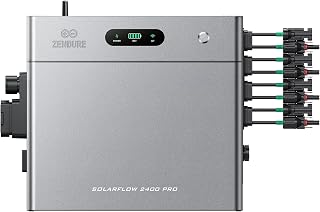 Zendure SF2400 Pro Balkonkraftwerk mit Speicher, 2400W Bidirektionale AC | 4 750W MPPT, 4800W PV-…
