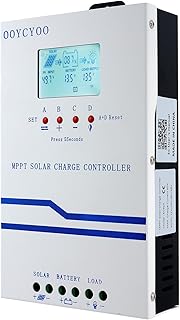 MPPT 60A Solarladeregler 48V 36V 24V 12V Auto Max 160V DC Eingangssolarregler mit LCD Display , F…