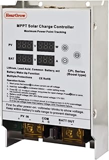 600W 30A Boost MPPT Solar Controller, Step-Up Charging from 17V-55V Panels to 24V-85V Battery Ban…
