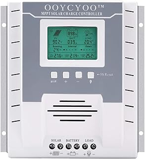 40A Solarladeregler MPPT 12V/24V Max PV Eingangsspannung 100V, LCD Display Solar Laderegler für …