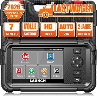 LAUNCH CRP129 HD Elite OBD2 LKW Diagnosegerät, 7 Dienst für 24V Lastwagen | Diagnosegerät Voll…