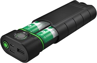 Ledlenser FLEX10 Powerbank & 9000-mAh-Ladegerät, USB-C-EIN-/Ausgang | Maße: 12 x 5,4 cm, 235g, …