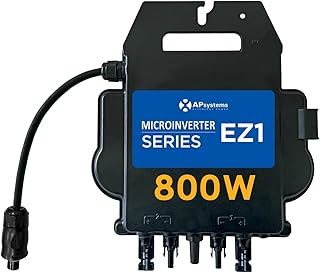 APsystems EZ1-M 800W Mikrowechselrichter mit WLAN & Bluetooth, PV VDE Zertifiziert, Plug & Play W…
