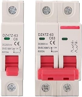 DZ47Z-63 MCB 2P DC 550V 63A PV Mini-Luftschalter DIN-Schiene | DIN-Schienenmontage. CE-zertifizie…