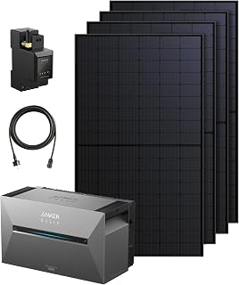 Anker SOLIX Solarbank 3 Pro+4×500W Solarpanels+Smart Meter, Plug&Play | Balkonkraftwerk mit Spei…