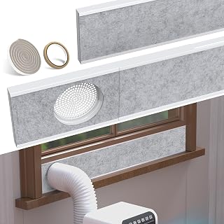 Tragbares Klimaanlagen-Fensterdichtungs-Set mit Isolierschaumplatten, verstellbares AC-Fensterven…