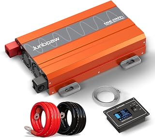 2080W Reiner Sinus Wechselrichter 12V auf 230V AC | Leiser Lüfter & Feststoffkondensatoren, 6000…