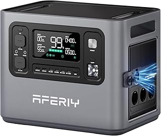 AFERIY 2800W2048Wh Tragbare Powerstation, Erweiterbar auf 10240Wh, Camping | Solargenerator 1,3St…