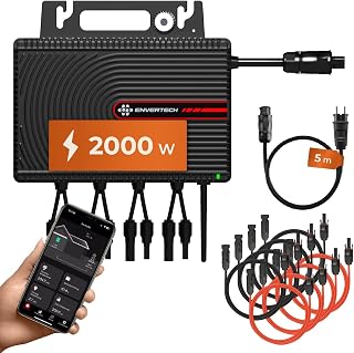 Solarway All In One Envertech Mikro-Wechselrichter 2000W Set inkl. 5M AC-Kabel & 8x2M DC-Kabel – …