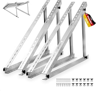GLIESE Solarmodul Halterung 114cm 0-90 Grad Balkonkraftwerk 2er-Set