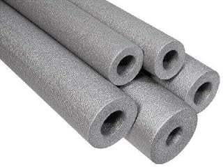 2m Rohrisolierung Ø 18mm Stärke 13mm PE Isolierung Schaumstoff 2 x 1 Meter Grau Isolierschlauch…