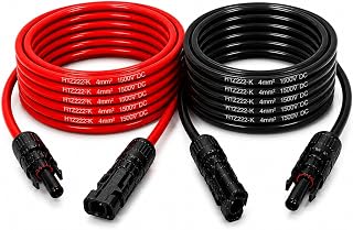 35Fahrenheit Solarkabel Set H1Z2Z2-K 4mm² | 2x8m Verlängerungskabel inkl. Solarstecker | Photov…