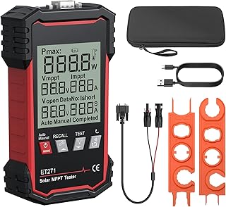 XUNTOP Photovoltaik Solarpanel Tester 2000W MPPT Tester ±1.5% für Solar PV Anlage