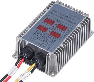 MPPT Step-Down Solar-Laderegler, 400W, Aluminium, Einstellbare Ausgangsspannung, Echtzeit-Trackin…