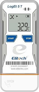 Elitech USB Temperatur Datenlogger LogEt5T Mit Datensicherung Durch Schattendaten -30°C ~70°C, …
