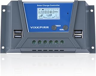 PWM 20A Solar Laderegler 12V 24V Automatisch mit Bluetooth & App