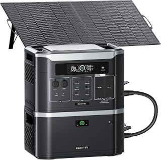 OUKITEL BP3000E 3200W Tragbare Powerstation mit 200W Solarpanel