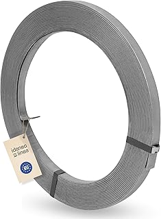 Erdungsband/Erdband aus verzinktem Stahl – Ring 30 m x 3,5 mm, 25 kg – Erdungsleiter für Bli…