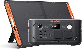 Jackery E500 V2 mit 100W Solarpanel, Tragbare Powerstation & Solargenerator für Camping, Wohnmob…
