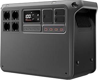 DJI Power 2000 Tragbare Powerstation 2048 Wh, 3000 W Solar Generator, LiFePO4 Akku, kompakte Grö…