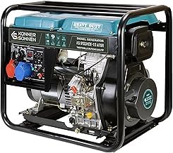 K&S Könner&Söhnen KS 9100HDE-1/3 ATSR – Stromerzeuger 18PS, 4-Takt Dieselmotor mit Kupfer, E-St…