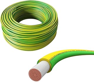 Offgridtec H07V-K Erdungskabel 16mm² 450/750V, Feindrähtiger Kupferleiter, Flammwidrige XLPO- u…