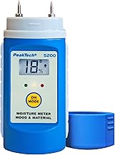 PeakTech 5200 Holzfeuchtemessgerät Brennholz [3 Jahre Garantie] Holz Feuchtigkeitsmesser für Ho…