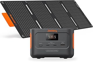 Jackery Tragbare Powerstation 100 Plus mit 1xSolarSaga 40W Mini, 99Wh Solar Generator mit 128W Au…