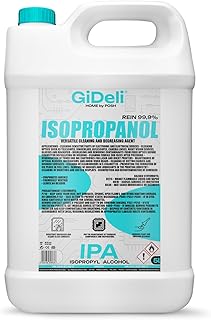 Isopropanol 99,9% 5l – Isopropylalkohol Reiniger Hochprozentiger – Reinigungsalkohol für Elektro…