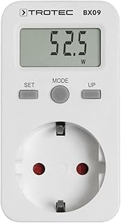 TROTEC Stromzähler für Steckdose BX09 – Messgerät Stromverbrauch – Messbereich 0 bis 3.680…