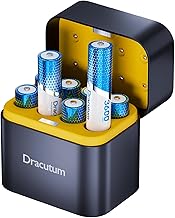 AA Wiederaufladbare Lithium Akkus 8 Pack mit Ladegerät, 1.5V 3600mWh Hohe Kapazität Wiederaufla…