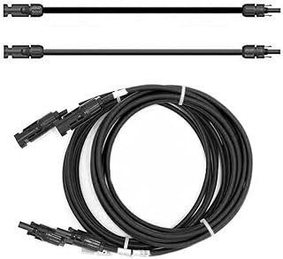 SOLARTRONICS Verlängerungskabel 4mm² H1Z2Z2-K Solarkabel Balkonkraftwerk Anschlusskabel schwarz…