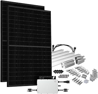 Offgridtec Solar-Direct 860W HMS-800W-2T Balkonkraftwerk Bifazial Full Black Schukosteckdose – 5m…
