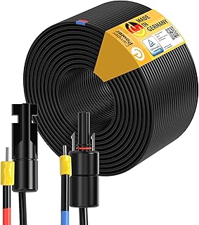 10m Verbindungskabel für Photovoltaikanlagen | Solarladeregler zu Solarmodul | PV-Stecker | 6mm2…