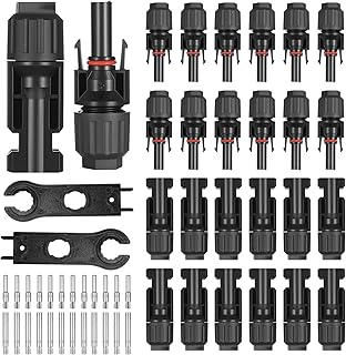 12 Paar Solar Stecker Set, MC4 Steckers, IP67 Solarkabel Stecker Steckverbinder, PV Solarstecker …