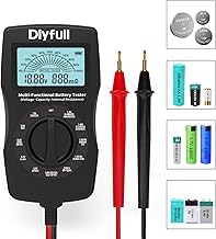Dlyfull Batterietester Universal LCD Batterieprüfer, Profi Digital Batterie Messgerät für Akku…