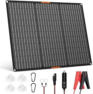 Solar-Panel 50W 12V Solar-Autobatterie-Ladegerät Maintainer Portable Waterproof Power Solar Tric…