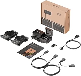 Enphase IQ Balkonkraftwerk 800 W | Plug-&-Play mit 2 Mikro-Wechselrichter, Gateway, Notstrom-AUX …