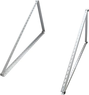 Halterung für Solarpanel Aufständerung bis 118 cm Flachdach PV Solarmodul | Verstellbar 0-90° …